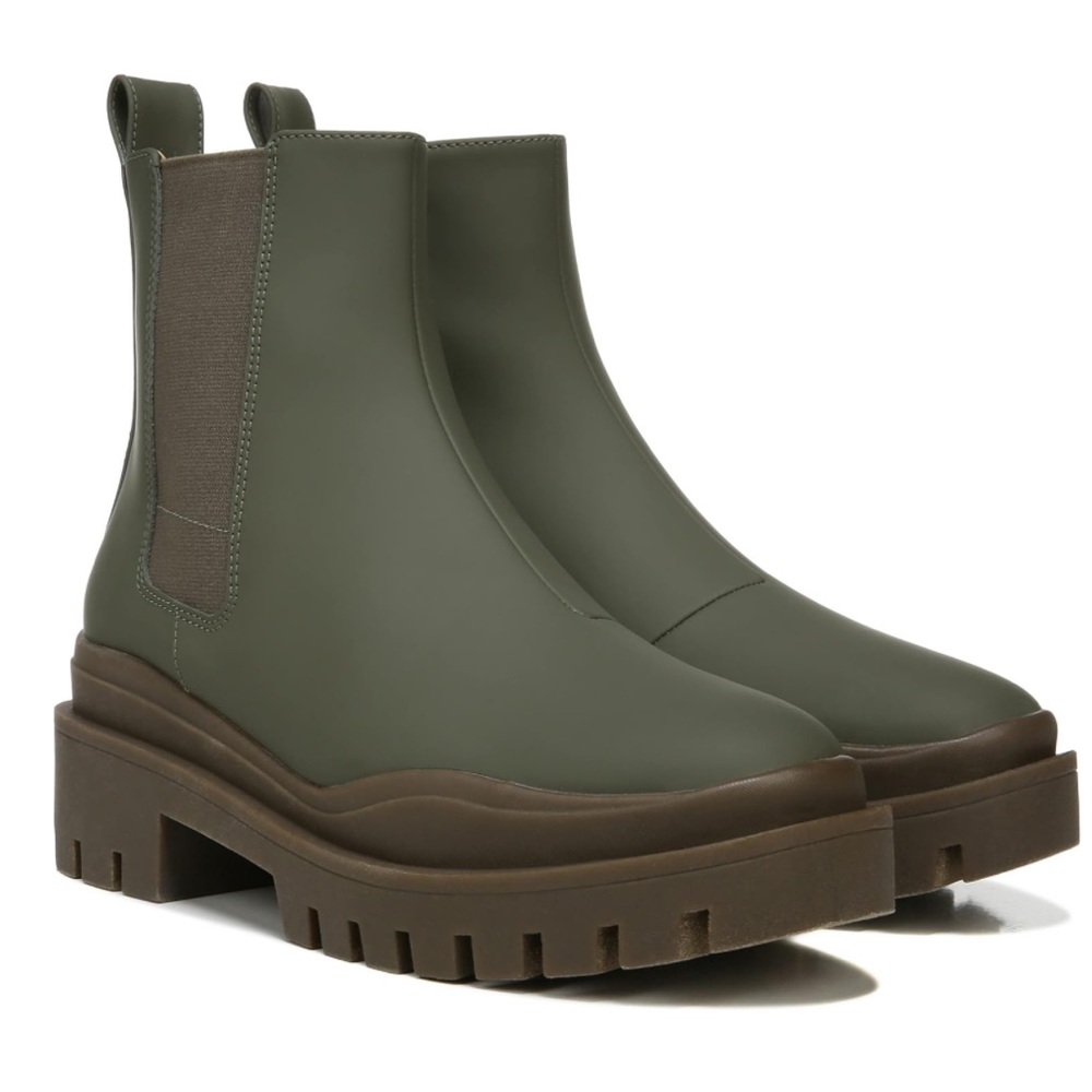 Vionic Olive Green Ankle Boots